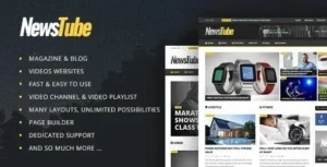 NewsTube WordPress Theme