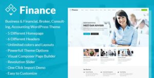 Finance Business WordPress Theme