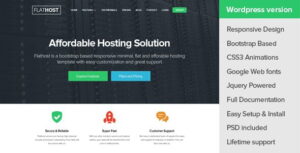 FlatHost WordPress Theme