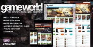 GameWorld WordPress Theme