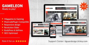 Gameleon wordPress Theme