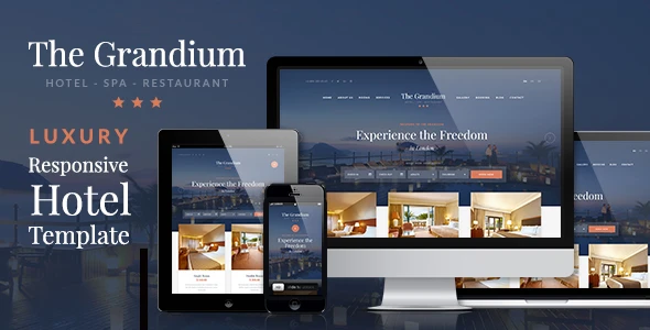Grandium - Hotel Booking WordPress Theme Grandium - Hotel Booking WordPress Theme v1.6.5 - Image 1
