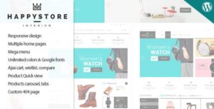 HappyStore WordPress Theme