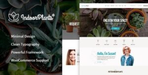 Indoor Plants WordPress Theme