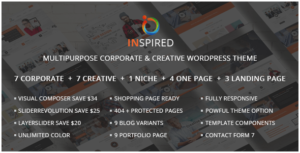 Inspired wordPress Theme