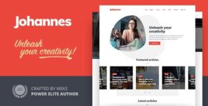 Johannes WordPress Theme