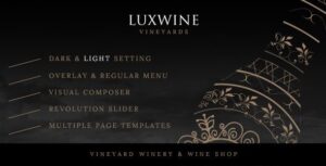 Luxwine WordPress Theme