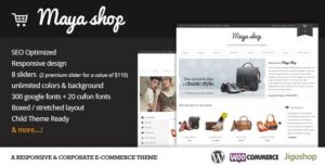 MayaShop WordPress Theme