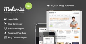 Modernize WordPress Theme