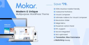 Mokar WordPress Theme