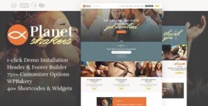 Planet Shakers WordPress Theme