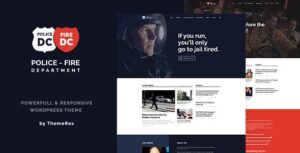 Police & Fire Department WordPress Theme