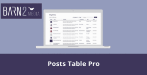 Post Table Pro WordPress Plugin