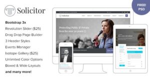 Solicitor WordPress Theme