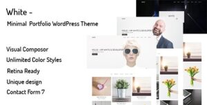 White Minimal WordPress Theme