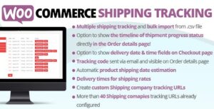 WooCommerce Shipping Tracking Plugin