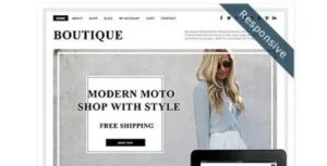 Boutique Responsive WooCommerce Theme