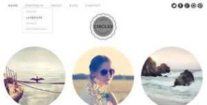 Circles Responsive WordPress Theme