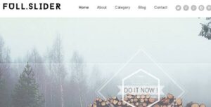 Full Slider Responsive Premium WordPress Theme