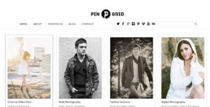 Pin Grid Responsive Premium WordPress Theme