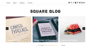 Square Blog Responsive Premium WordPress Theme