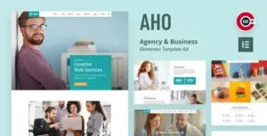 Aho - Agency & Business Elementor Template Kit