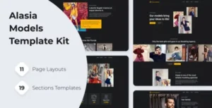 Alasia — Model Agency Elementor Template Kit