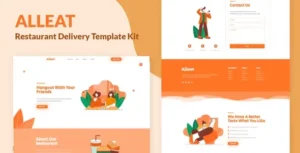 Alleat - Restaurant Elementor Template Kit