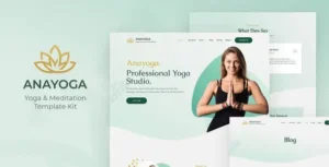 Anayoga - Yoga Teacher & Studio Elementor Template Kit