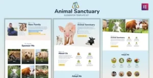 Animal Sanctuary - Non-Profit Template Kit