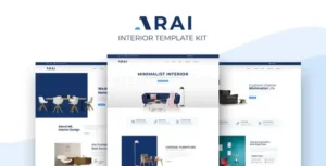 Arai Interior & Furniture Elementor Template kit