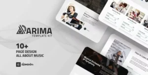 Arima - Musical Symphony Elementor Template Kit