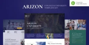 Arizon – College & University Elementor Template Kit