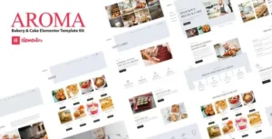 Aroma - Bakery & Cake Elementor Template Kit