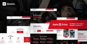 AutoTrics – Car Repair & Auto Service Elementor Template Kit