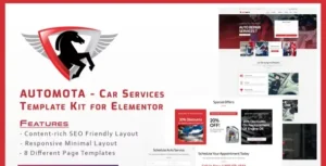 Automota - Car Repair Services Template Kit