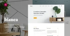 Bianca - Architecture Agency & Interior Design Elementor Template Kit