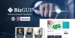 BizGUE - Business Elementor Template Kit