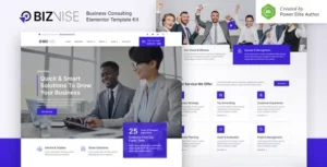 Biznise – Business Consulting Elementor Template Kit