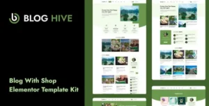 Blog Hive - Personal Blog Elementor Template Kit