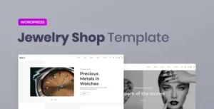 Brilly – Jewelry Store WooCommerce Elementor Template Kit