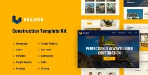 Buildeso - Construction & Building Elementor Template Kit