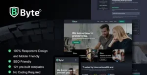 Byte - Cyber Security Business Elementor Template Kit