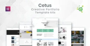 CETUS - Creative Portfolio Elementor Template Kit