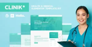 CLINIK - Hospital & Clinical Health Care Elementor Template Kit