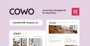 COWO - Coworking Elementor Template Kit