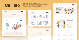 Callisto - SEO & Digital Marketing Agency Elementor Template Kit