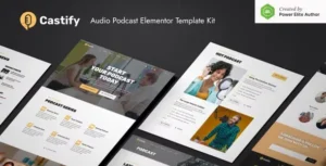 Castify – Audio Podcast Elementor Template Kit