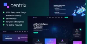 Centrix - Artificial Intelligence & Technology Services Eleme…or Template Kit