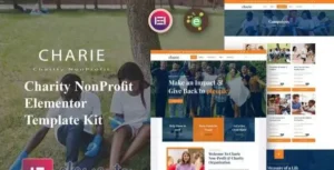 Charie - Charity NonProfit Elementor Template Kit